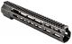 ZEV Large Frame 308 Rifle Wedge Lock Handguard Aluminum Black Hard Coat Anodized 12.625