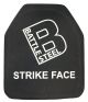 Battle Steel Plate - Level IV Hard Armor 10x12 Shooter's Cut (OCT 2020 MFG)