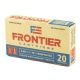 Frontier Cartridge FR320 Rifle 5.56x45mm NATO 75 gr Boat Tail Hollow Point Match 20 Bx/ 25 Cs