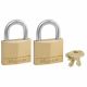 MASTERLOCK PADLOCK 2PK KEYED ALIKE ML140T