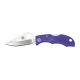 SPYDERCO LADYBUG3 PURPLE FRN PLAIN SPYLPRP3