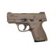 S&W M&P 9 SHIELD HI-VIZ FDE SLD/FRM H267 8RD